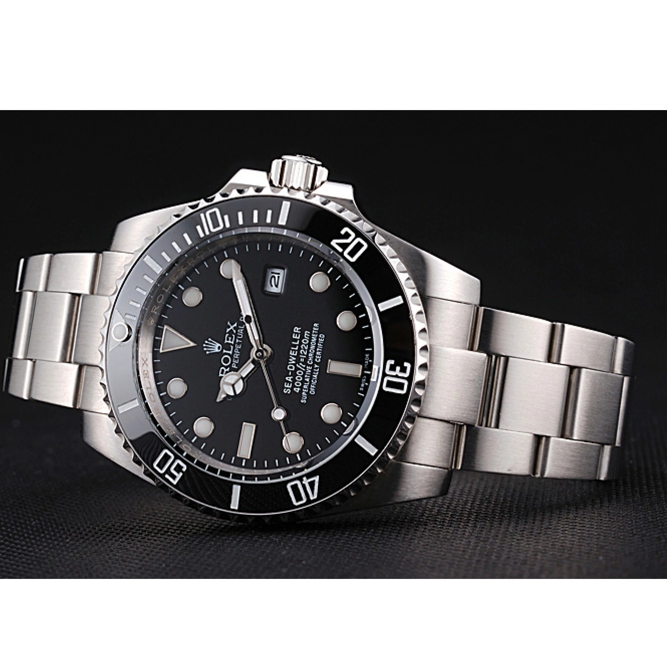 Aaa replica Case Black Rolex And 622837 Steel Bracelet Dial Stainless Dwellerr Sky 0723